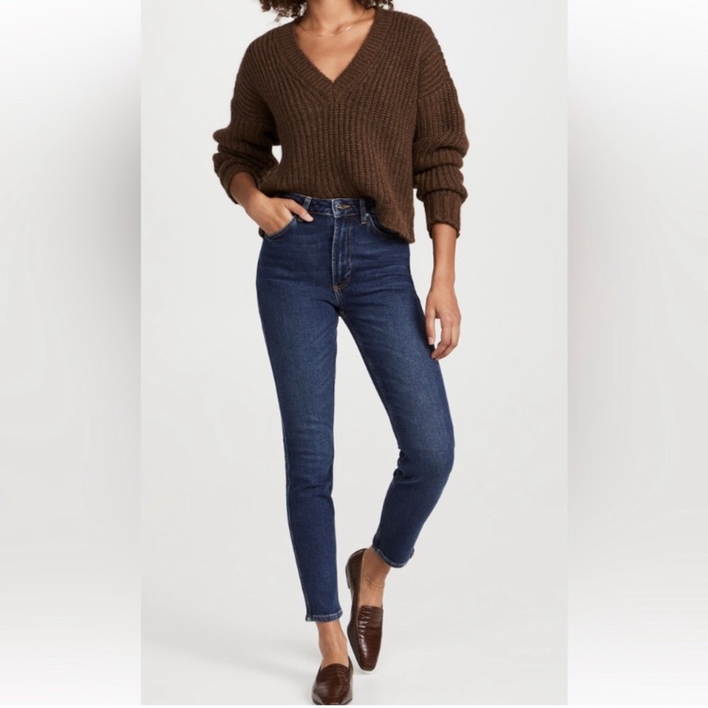 BNWT Anine Bing Jagger high rise skinny jean 24